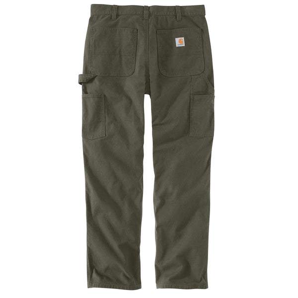 Carhartt 103279-316 Men's Rugged Flex Relaxed Fit Duck Utility Work Pant - Moss