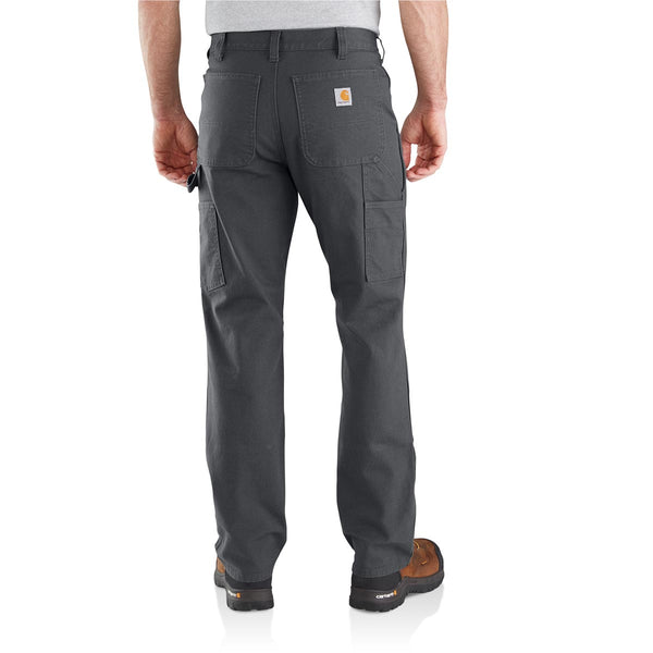 Carhartt 103334-029 Men's Rugged Flex Relaxed Fit Duck Double Front Work Pant - Shadow