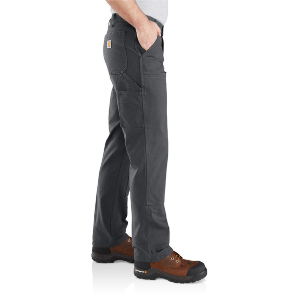 Carhartt 103334-029 Men's Rugged Flex Relaxed Fit Duck Double Front Work Pant - Shadow