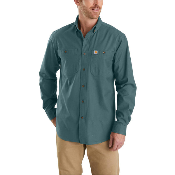 Carhartt 103554-C Men's Rugged Flex Rigby Long Sleeve Work Shirt - Discontinued Pricing