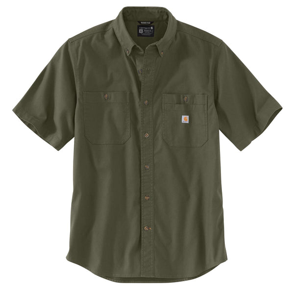 Carhartt 103555-C Men's Rugged Flex Rigby Short Sleeve Work Shirt - Discontinued Pricing