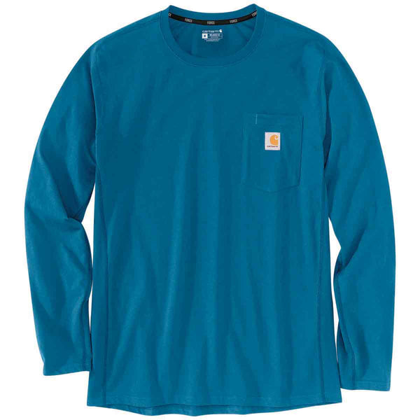 Carhartt 104617-C Men's Force Relaxed Fit Midweight LS Pocket T-Shirt - Discontinued Pricing