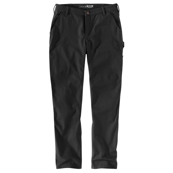 Carhartt 105113-N04 Women's Rugged Flex Relaxed Fit Canvas Work Pant - Black