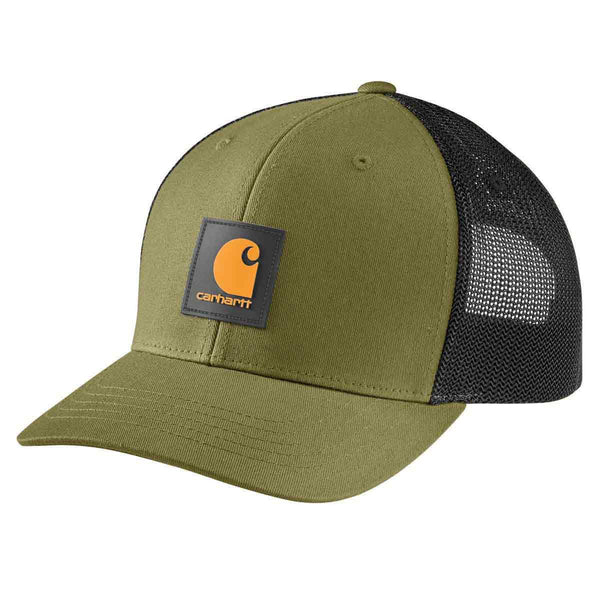 Carhartt 105216-C Men's Rugged Flex Twill Mesh Back Logo Patch Cap - Discontinued Pricing