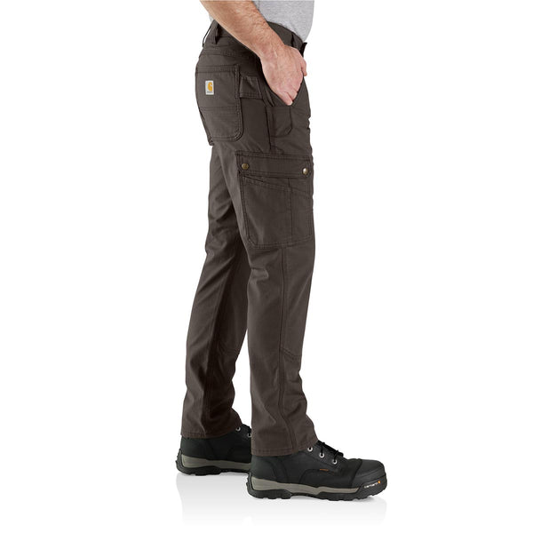 Carhartt 105461-DFE Men's Rugged Flex Relaxed Fit Ripstop Cargo Work Pant - Dark Coffee