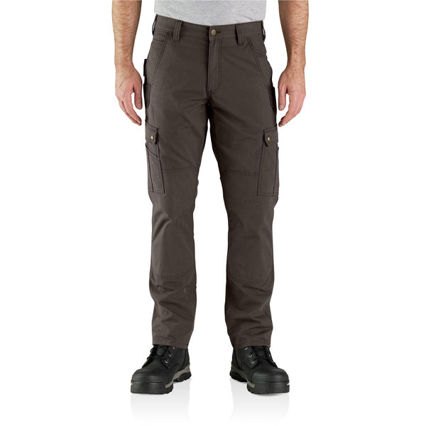 Carhartt 105461-DFE Men's Rugged Flex Relaxed Fit Ripstop Cargo Work Pant - Dark Coffee