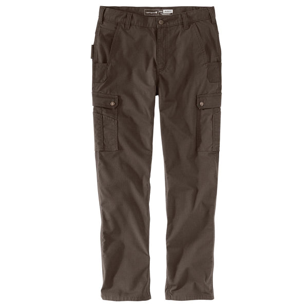 Carhartt 105461-DFE Men's Rugged Flex Relaxed Fit Ripstop Cargo Work Pant - Dark Coffee