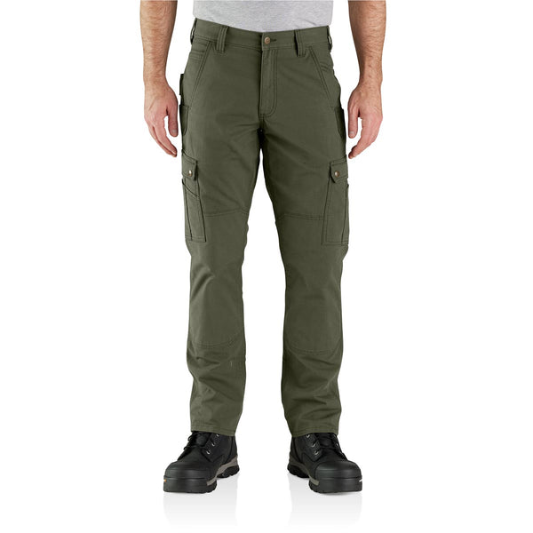 Carhartt 105461-G72 Men's Rugged Flex Relaxed Fit Ripstop Cargo Work Pant - Basil