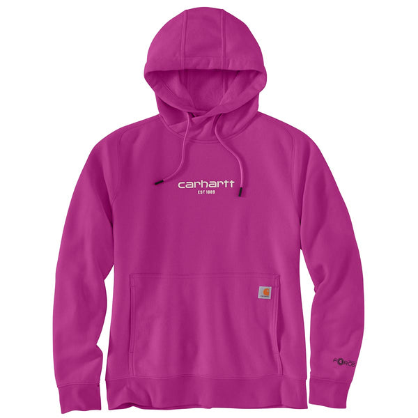 Carhartt 105573-C Women's Force Relaxed Fit Lightweight Graphic Hooded Sweatshirt - Discontinued Pricing