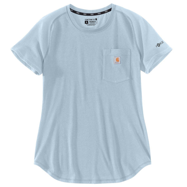 Carhartt 105415-C Women's Force Relaxed Fit Midweight Pocket T-Shirt- Discontinued Pricing