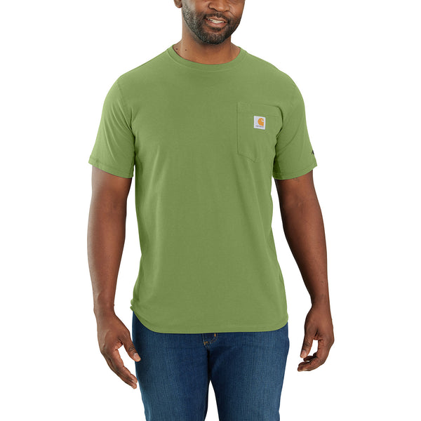 Carhartt 106652-SNSL Men's Force Relaxed Fit Midweight SS Pocket T-Shirt - Seasonal Colors