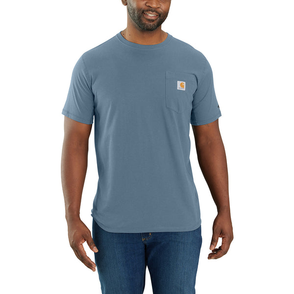 Carhartt 106652-SNSL Men's Force Relaxed Fit Midweight SS Pocket T-Shirt - Seasonal Colors