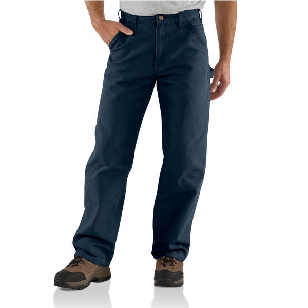 Carhartt B11-MDT Men's Loose Fit Washed Duck Utility Work Pant - Midnight