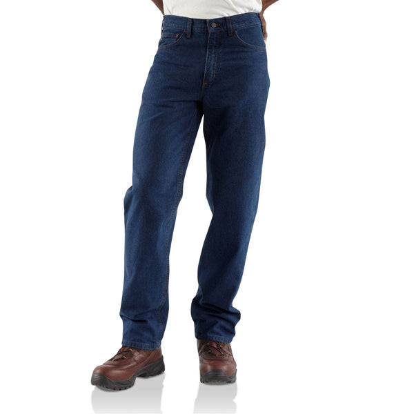 Carhartt FRB100 Men's Flame-Resistant Signature Denim Jean - Relaxed-Fit