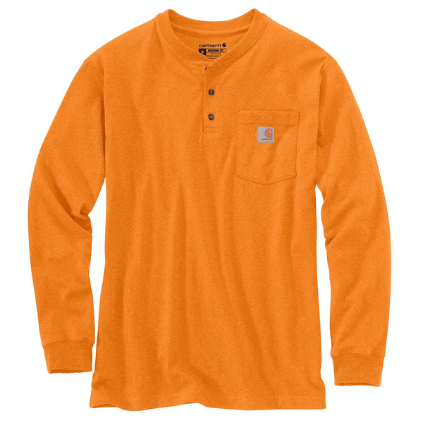 Carhartt K128-C Men's Long-Sleeve Workwear Henley - Discontinued Pricing