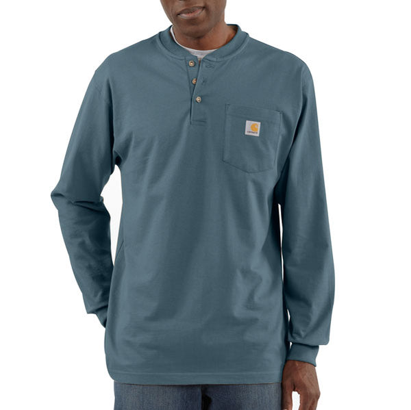 Carhartt K128-C Men's Long-Sleeve Workwear Henley - Discontinued Pricing