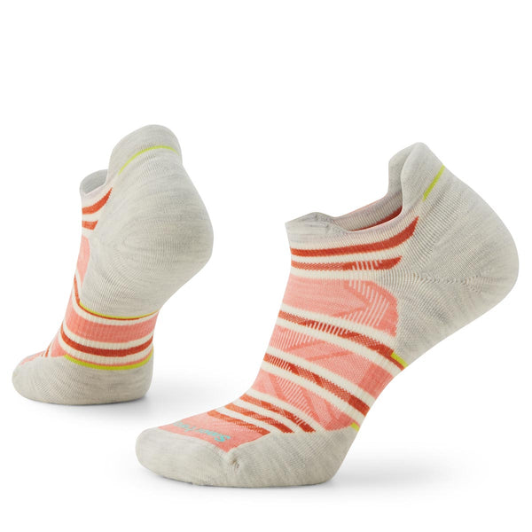 Smartwool SW001672-C Women's Run Targeted Cushion Stripe Low Ankle Socks - Past Season