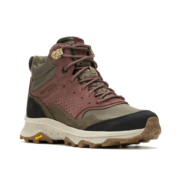 Merrell J037730 Women's Speed Solo Mid WP - Olive/Marron