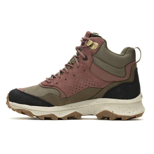 Merrell J037730 Women's Speed Solo Mid WP - Olive/Marron