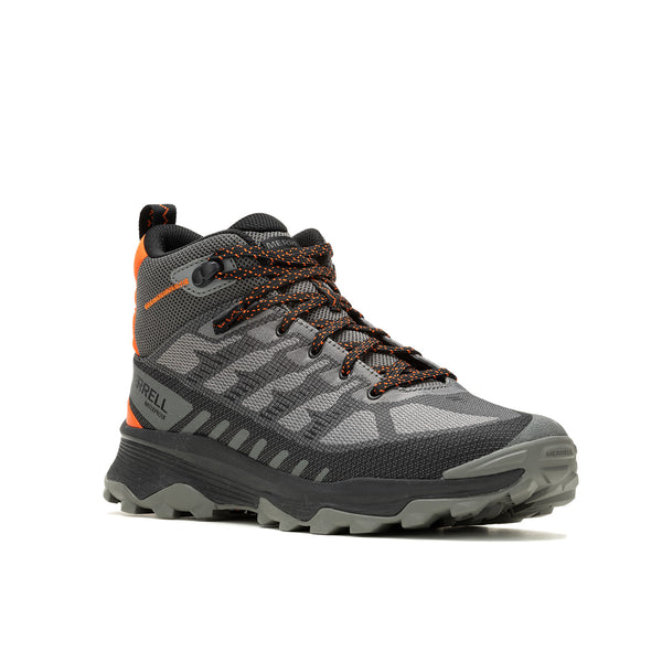 Merrell J038115 Men's Speed Eco Mid WP - Charcoal/Tangerine