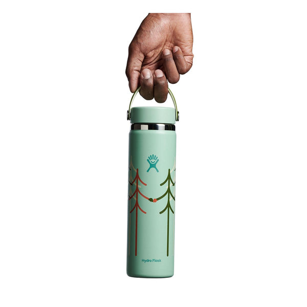 Hydro Flask LE-W24BTS 24 Ounce Wide Mouth Flex Cap - Treeline - Past Season