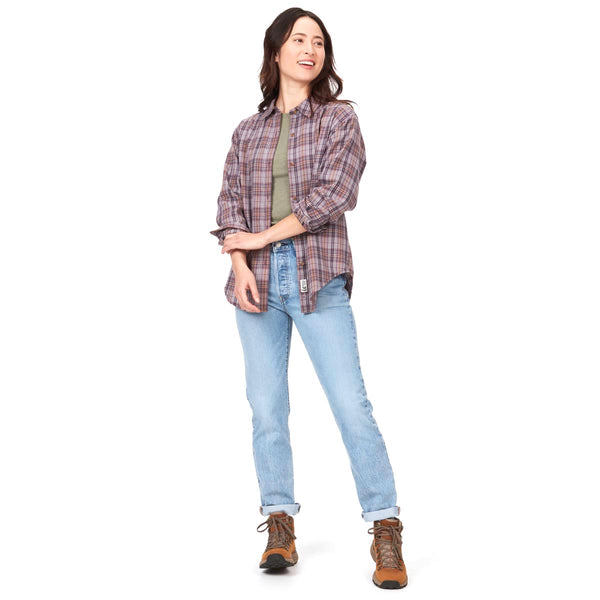 Marmot M14836 Women's Fairfax Novelty Lightweight Flannel Long Sleeve