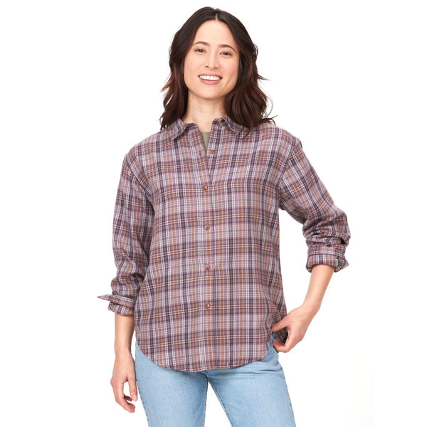 Marmot M14836 Women's Fairfax Novelty Lightweight Flannel Long Sleeve