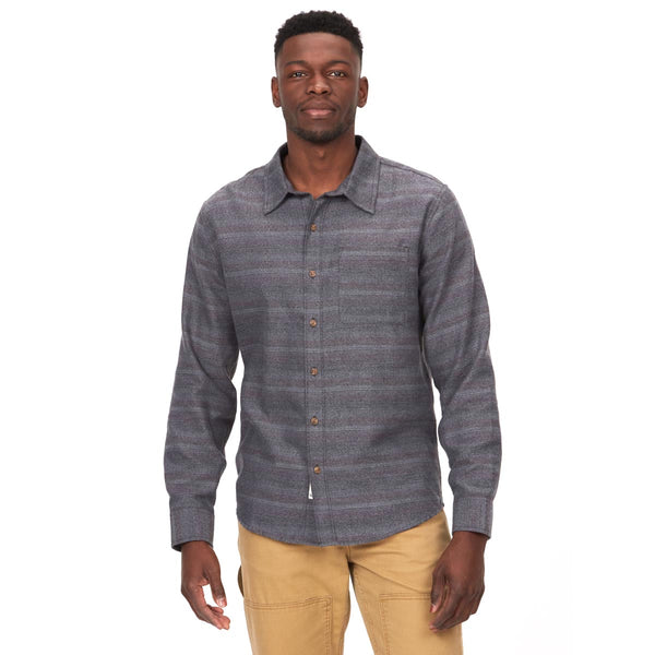 Marmot M14917 Men's Fairfax Novelty Heathered Lightweight Flannel Long Sleeve