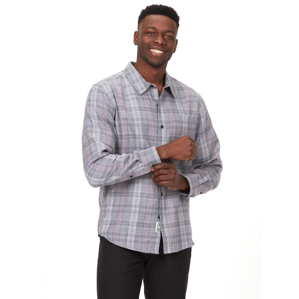 Marmot M14917 Men's Fairfax Novelty Heathered Lightweight Flannel Long Sleeve