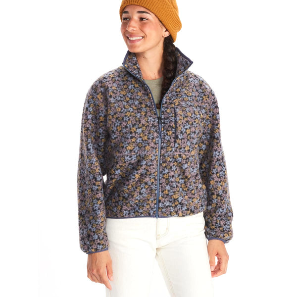 Marmot M14922 Women's Aros Printed Fleece Jacket