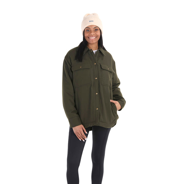 Marmot M15836 Women's Ridgefield Sherpa Flannel Jacket