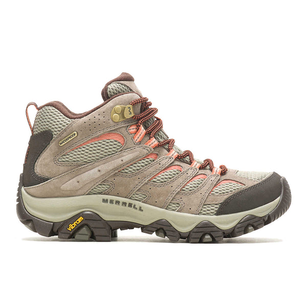 Merrell J035848 Women's Moab 3 Mid Waterproof - Bungee Cord