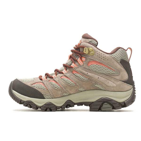 Merrell J035848 Women's Moab 3 Mid Waterproof - Bungee Cord