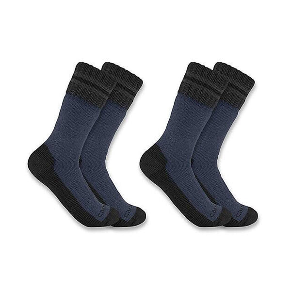 Carhartt Socks SB7742-M Men's Heavyweight Synthetic Wool Blend Boot Sock 2 Pack