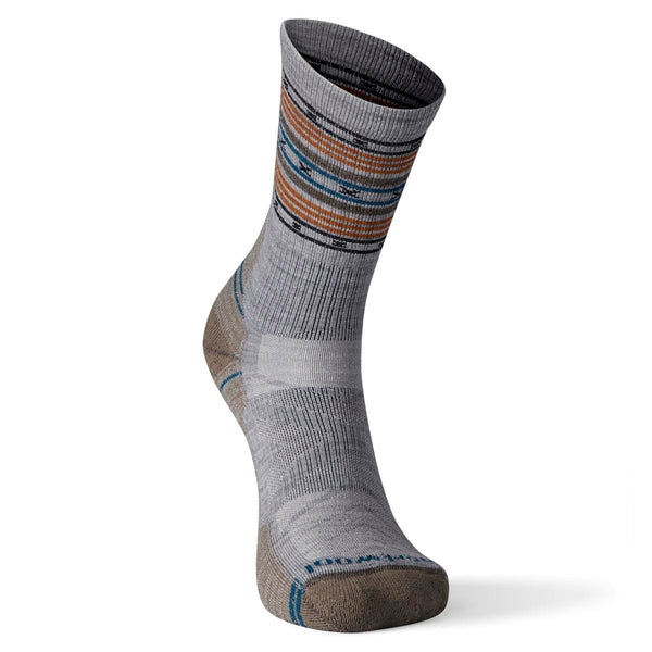 Smartwool SW001608 Men's Hike Light Cushion Spiked Stripe Crew