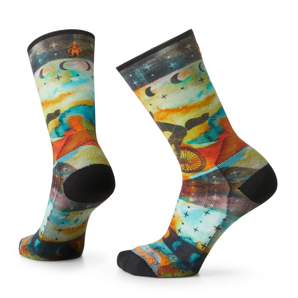 Smartwool SW001972 Women's Bike Zero Cushion Celestial Print Crew