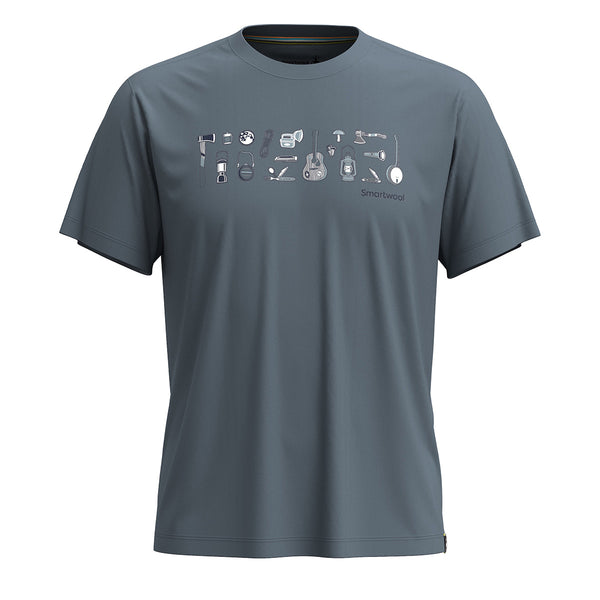 Smartwool SW002368 Men's Gone Camping Graphic Short Sleeve Tee