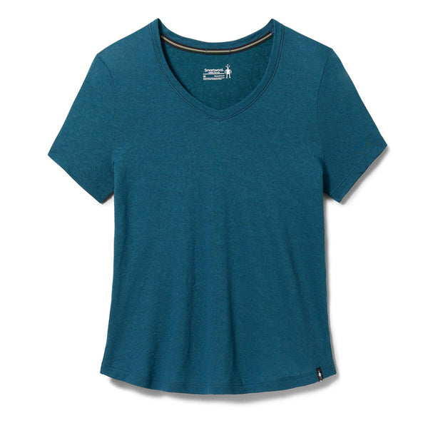 Smartwool SW016638 Women's Merino Lace V-Neck Short Sleeve