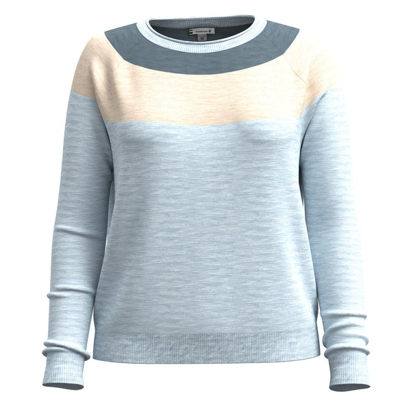 Smartwool SW016649 Women's Edgewood Colorblock Crew Sweater