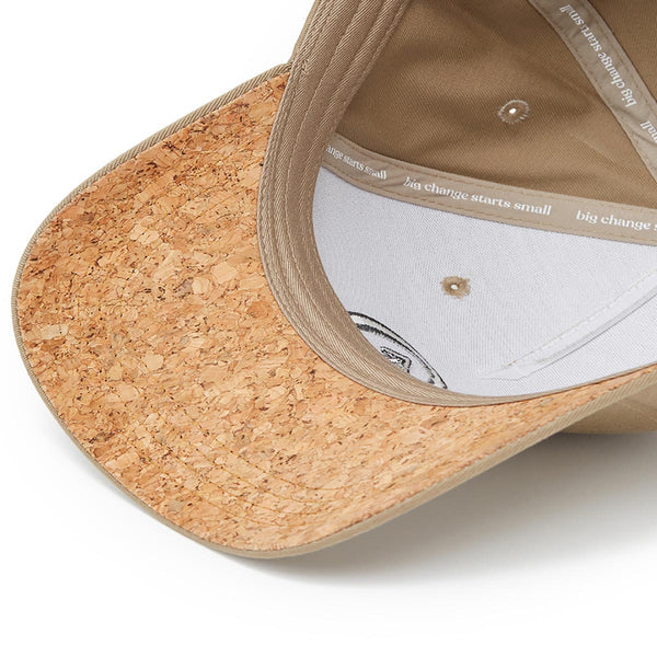 Tentree TAU2589 Men's Logo Cork Brim Altitude Hat