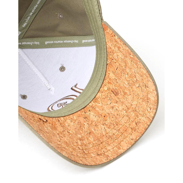 Tentree TAU2589 Men's Logo Cork Brim Altitude Hat