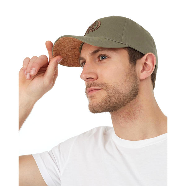 Tentree TAU2589 Men's Logo Cork Brim Altitude Hat