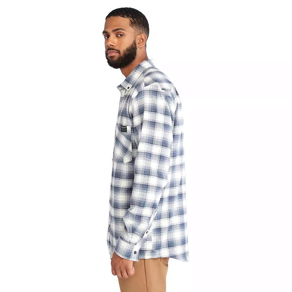 Timberland TB0A64AW Men's Woodfort Long Sleeve Lightweight Flannel Flex Shirt