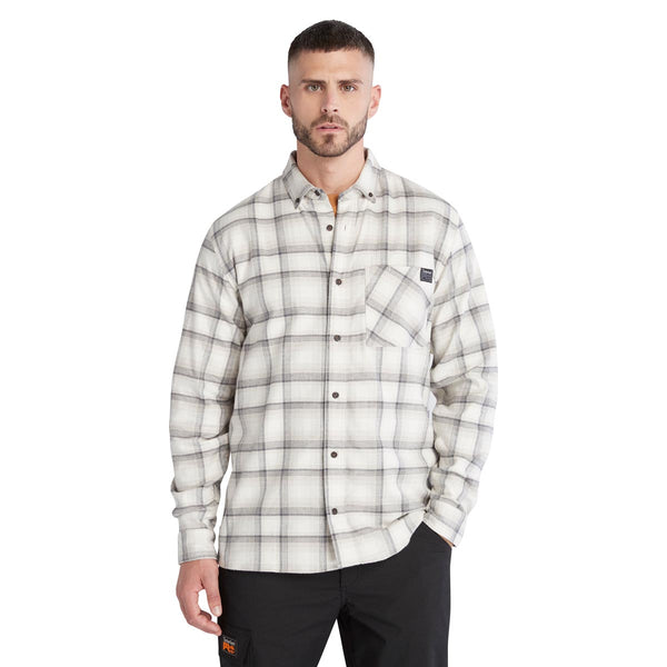 Timberland TB0A64AW Men's Woodfort Long Sleeve Lightweight Flannel Flex Shirt