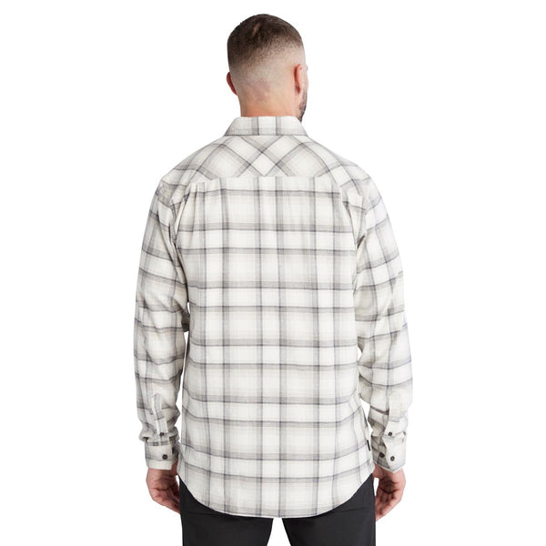 Timberland TB0A64AW Men's Woodfort Long Sleeve Lightweight Flannel Flex Shirt