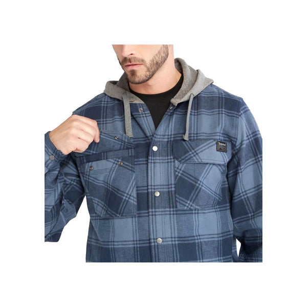 Timberland TB0A64DD Men's Woodfort Flannel Sweatshirt Hoodie