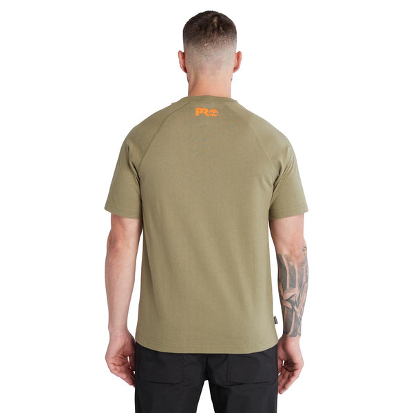 Timberland TB0A64R13 Men's Reflective Pro Logo Short Sleeve T-Shirt