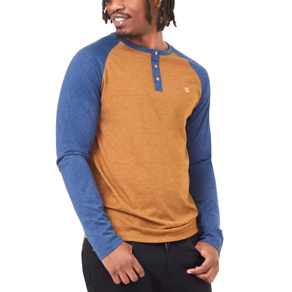 Tentree TCM2308 Men's TreeBlend Classic Henley Longsleeve