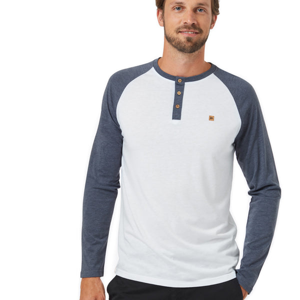 Tentree TCM2308 Men's TreeBlend Classic Henley Longsleeve