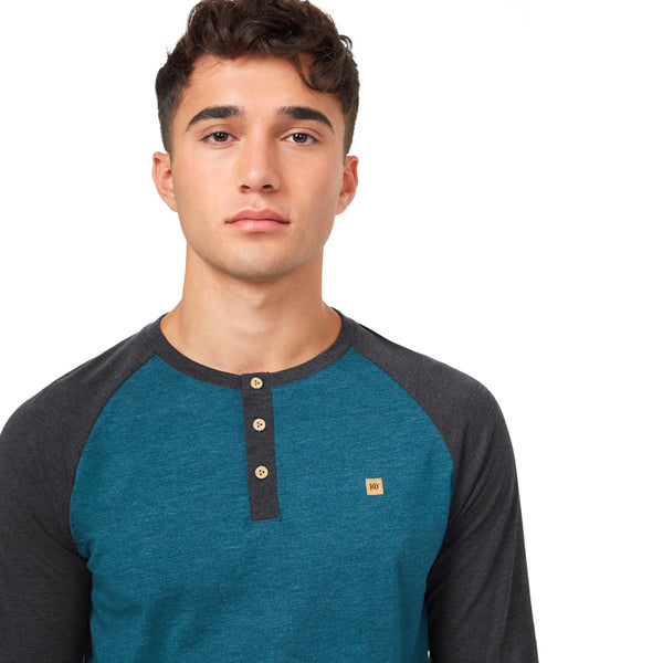 Tentree TCM2308 Men's TreeBlend Classic Henley Longsleeve